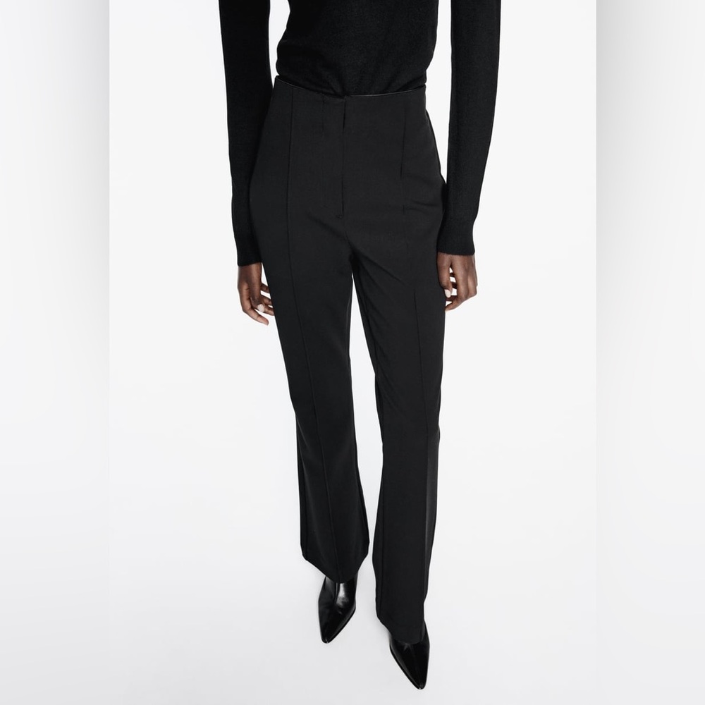 Zara Flared high-waisted pants